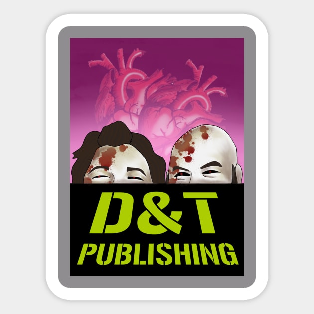 Third logo design for D&T Sticker by Dandtpublishing 